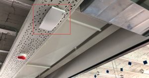 Access point Meraki WIFI 6 interior en Cloudworks Tuset